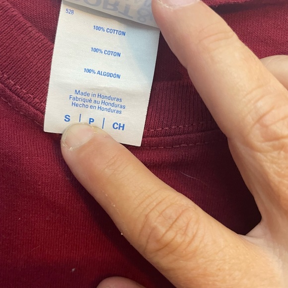 Small Burgundy Christmas Tee - Picture 4 of 4